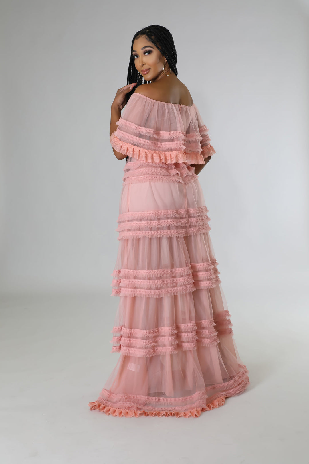 Enchanted Whispers Dress (Blush)