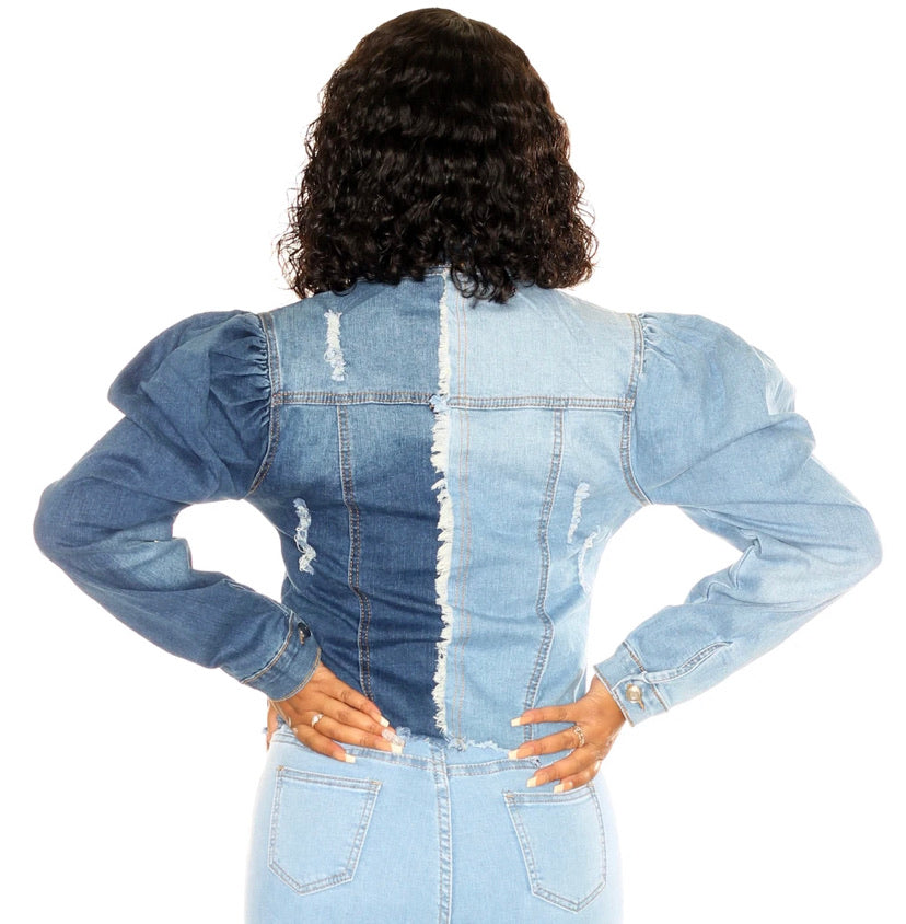 Mixin” Denims 2 Tone Jacket