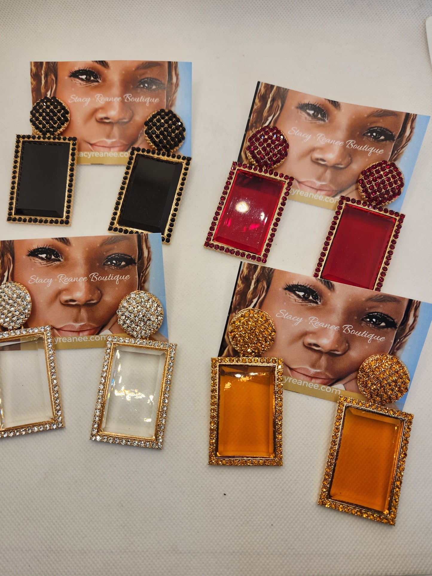 Crystal Ice Glam Earrings