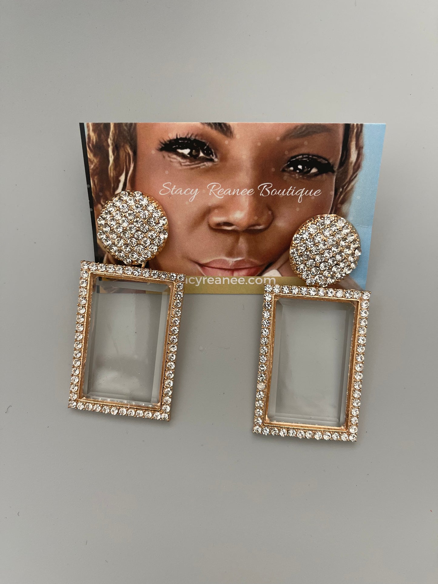 Crystal Ice Glam Earrings